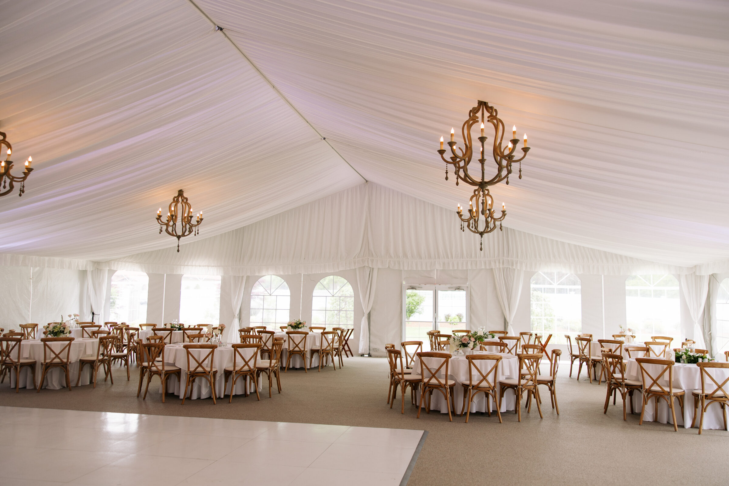 Tent Wedding Reception | Emily Mathewson Photography