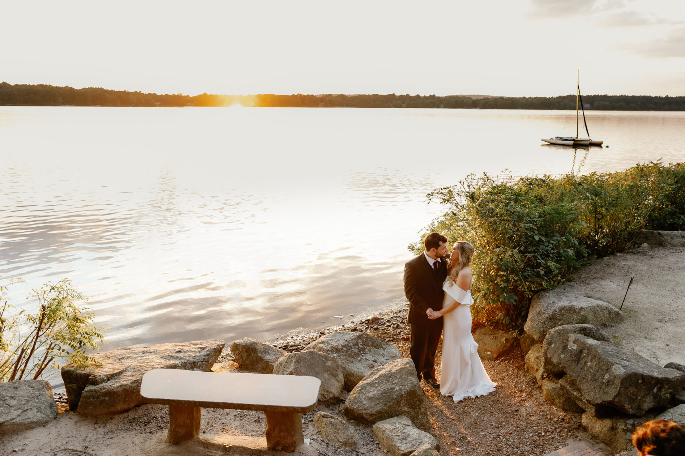 Sunset on Lake Massapoag | Dan Aguirre Photography