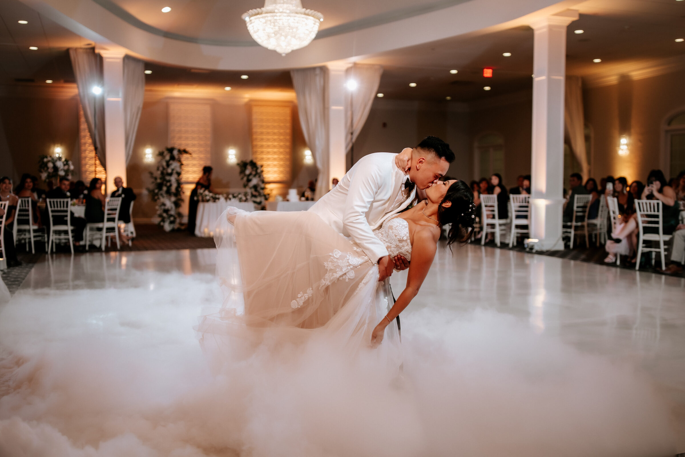 Dancing in the clouds in Avenir's Ballroom