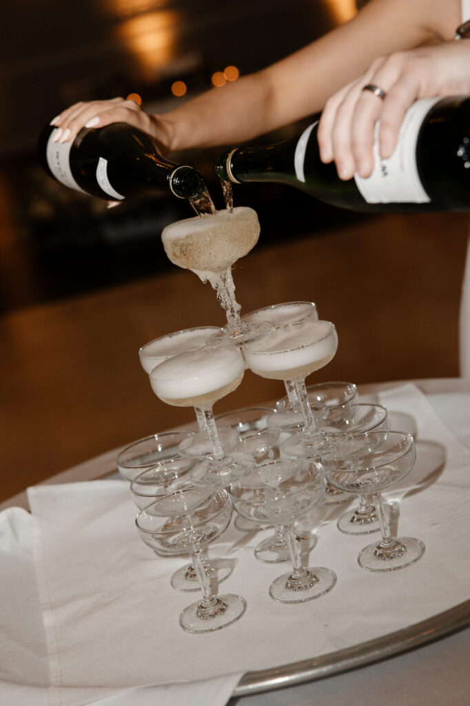 Champagne Tower } Teriana Ariel Photography